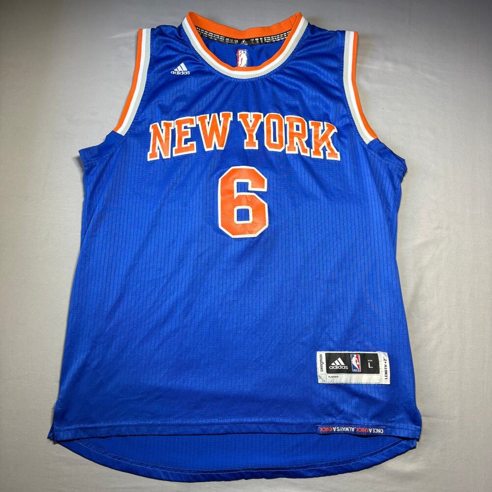 Adidas Blue New York Knicks jersey #6